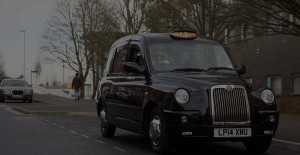Rushmoor Taxis TX4 parked